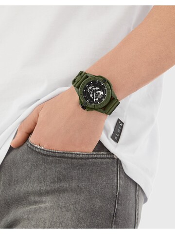 Philipp Plein Analog Watch in Green: front