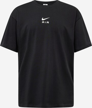 Tricou de la Nike Sportswear pe negru: față