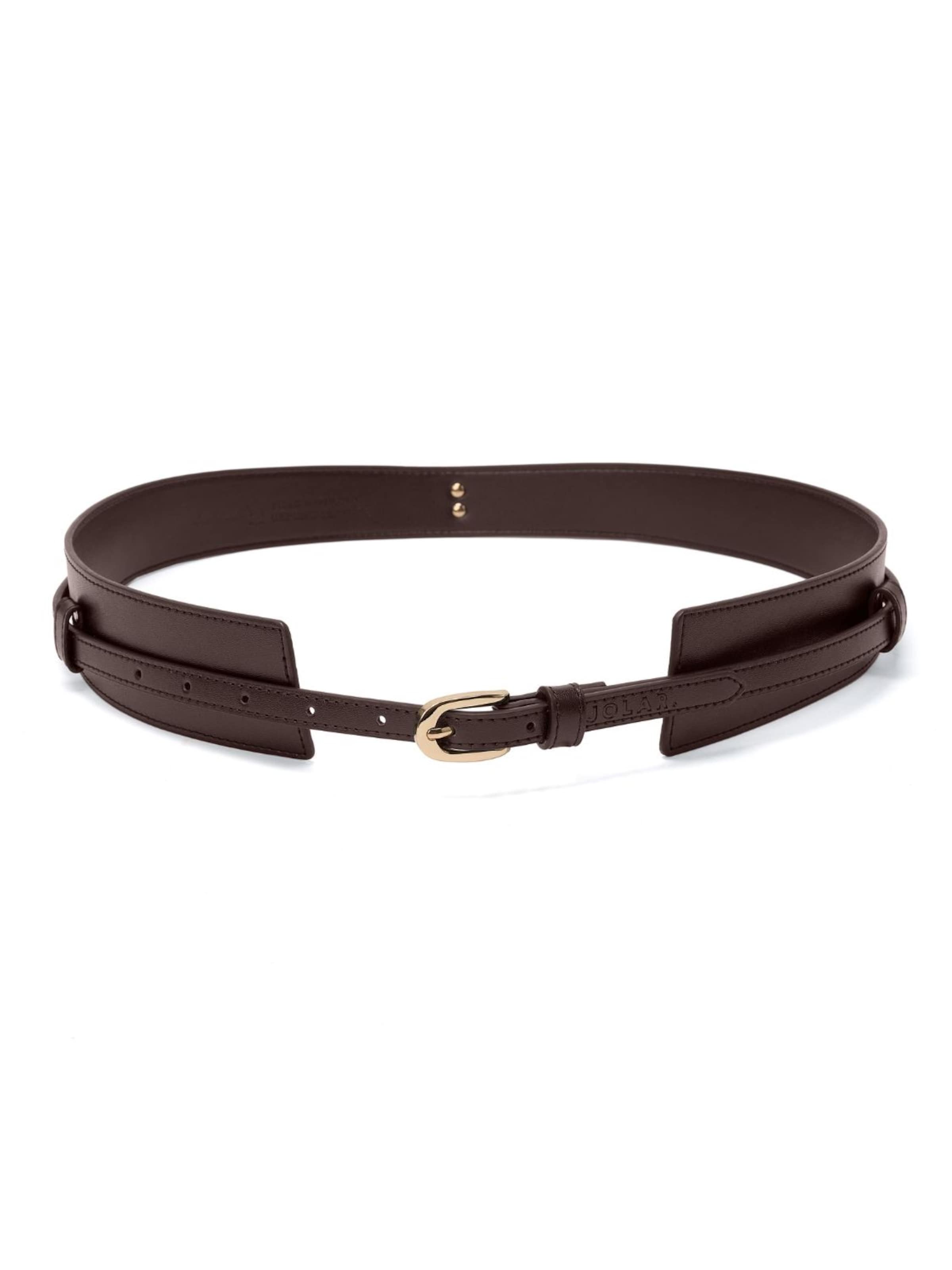 jolar Belt in Brown: front