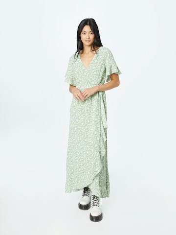 SISTERS POINT Dress 'GUSH' in Green: front