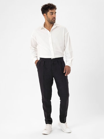 Dandalo Regular Bundfaltenhose in Schwarz