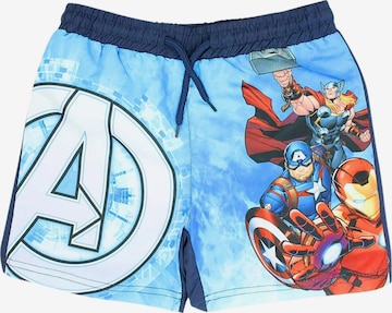 Marvel Avengers Board Shorts 'Avengers' in Blue: front
