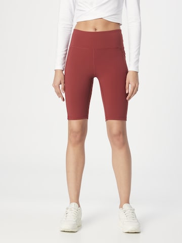 Whistler Skinny Workout Pants 'Dashy' in Brown: front