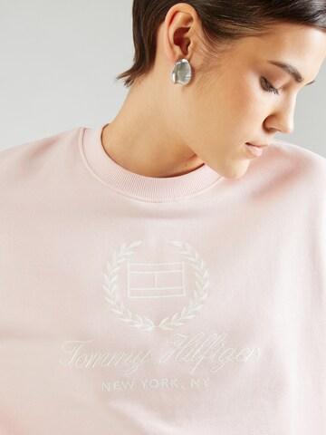 TOMMY HILFIGER Sweatshirt i pink