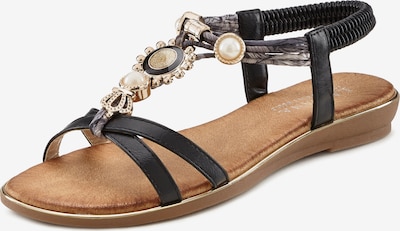 LASCANA Remienkové sandále - zmiešané farby / čierna, Produkt