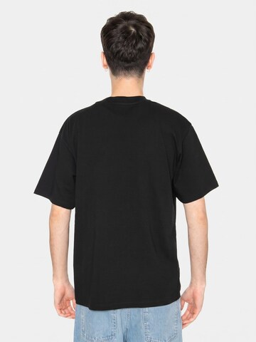 T-Shirt 'High Life Low Levels Chest TS' EDWIN en noir