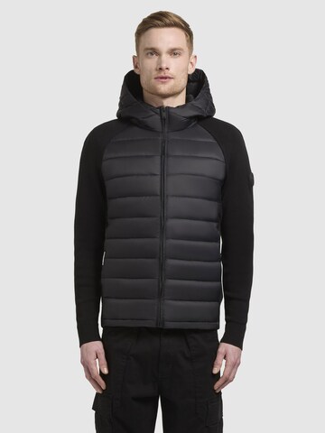 khujo Jacke 'Nilon' in Schwarz: Vorderseite