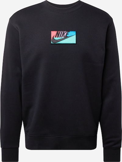 Nike Sportswear Sudadera 'CLUB+' en azul claro / rosa claro / rojo / negro, Vista del producto