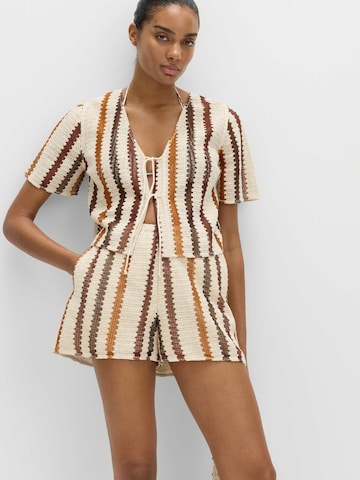 Loosefit Pantaloni di Marks & Spencer in beige