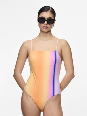 PIECES Swimsuit 'PCAnni' in Orange: front