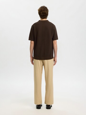 SELECTED - Jersey 'SLHMattis' en marrón