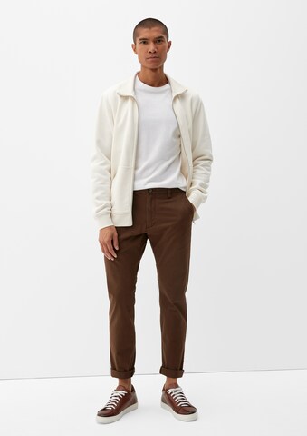 s.Oliver Slim fit Chino trousers in Brown