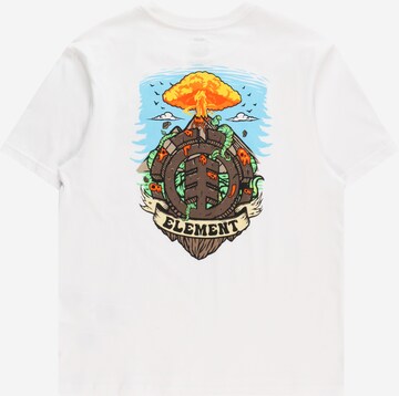 ELEMENT - Camiseta funcional 'JUNGLE' en blanco