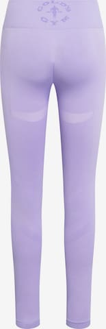 GOLD´S GYM APPAREL Skinny Leggings 'GOLDIE' in Purple