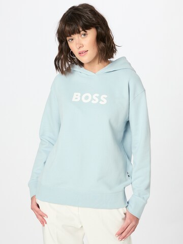 Sweat-shirt 'Edelight' BOSS Orange en bleu : devant