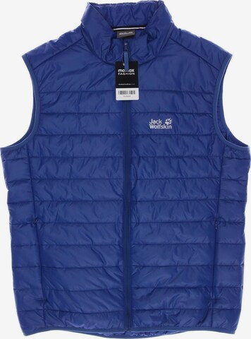 JACK WOLFSKIN Vest in M-L in Blue: front