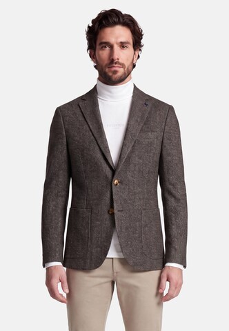HECHTER PARIS Regular fit Business blazer in Green: front