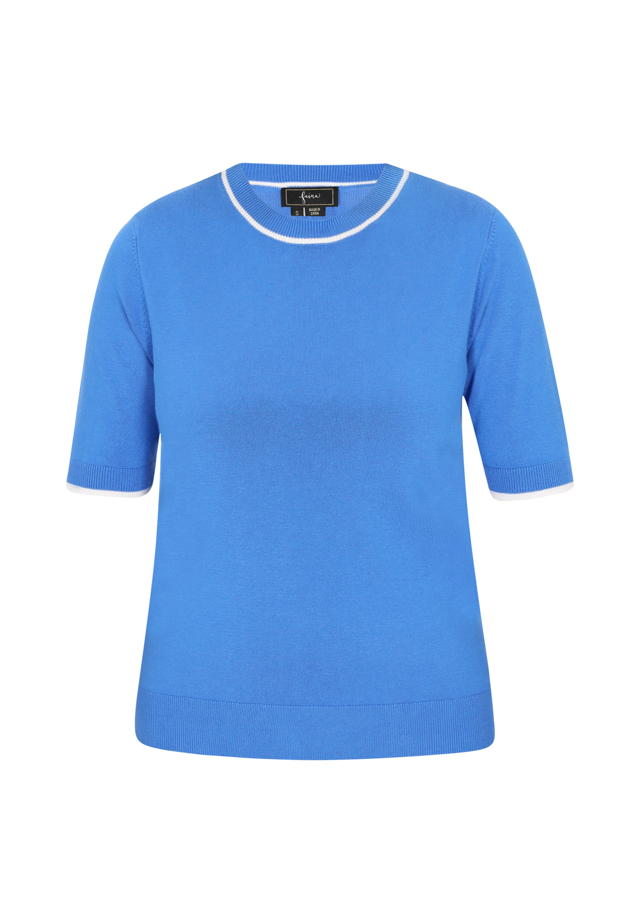faina Pullover 'Fashion Look' in Blau: Vorderseite