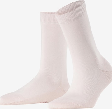 FALKE Socks 'Family' in Pink: front