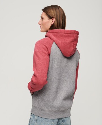 Superdry Zip-Up Hoodie 'Essential' in Grey