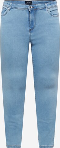 Vero Moda Curve Skinny Jeans 'Tanya' in Blau: predná strana