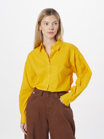 Marc O'Polo Blouse in Geel: voorkant