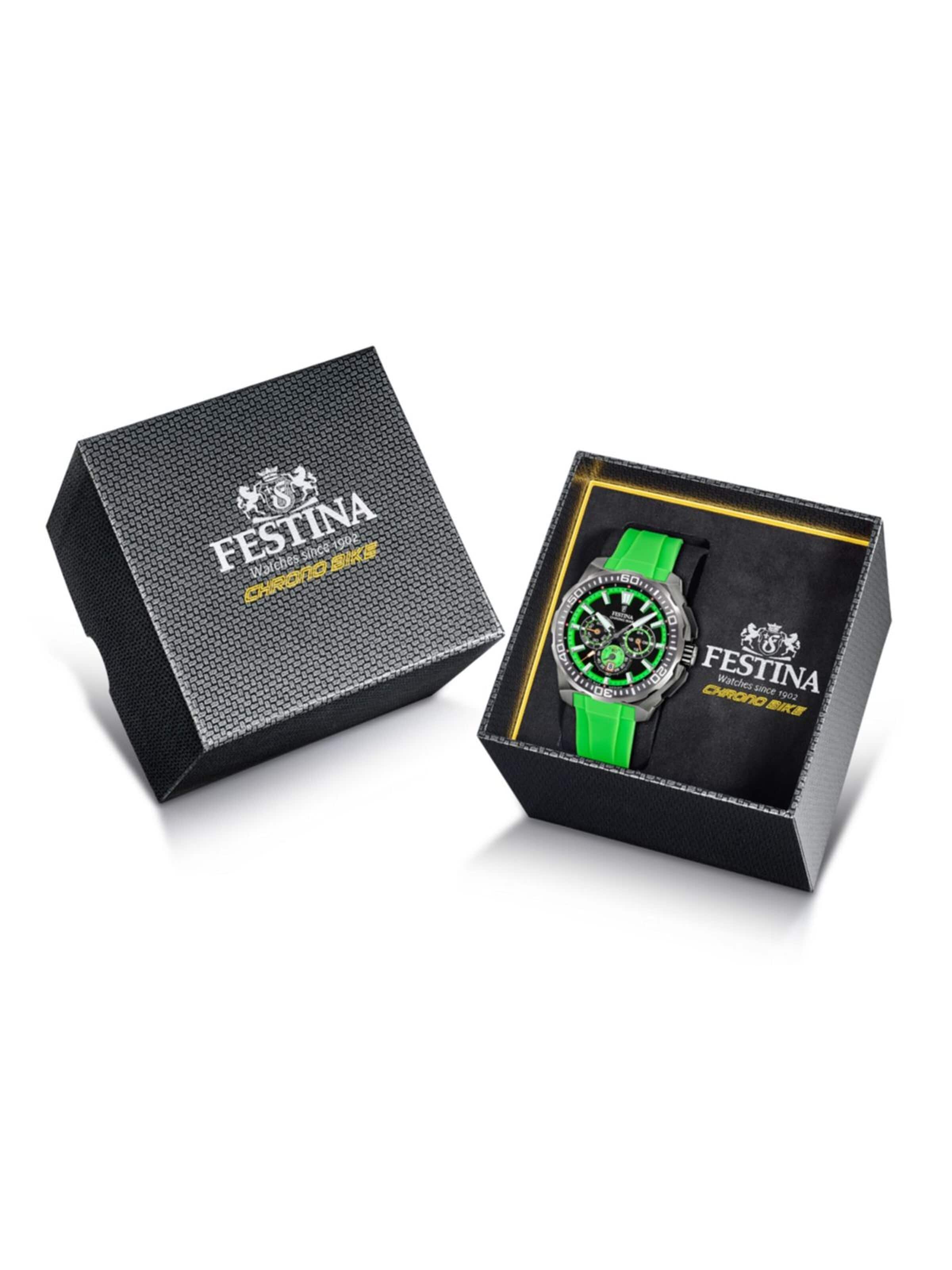 Montre à affichage analogique 'Chrono Bike' FESTINA en vert