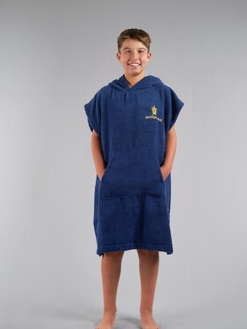 Pacifique Sud Bademantel 'Poncho Surf' in Blau