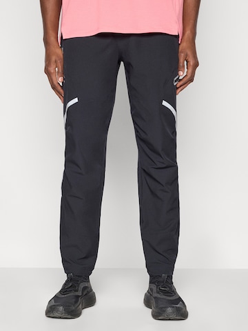 juoda UNDER ARMOUR Standartinis Sportinės kelnės 'Unstoppable': priekis