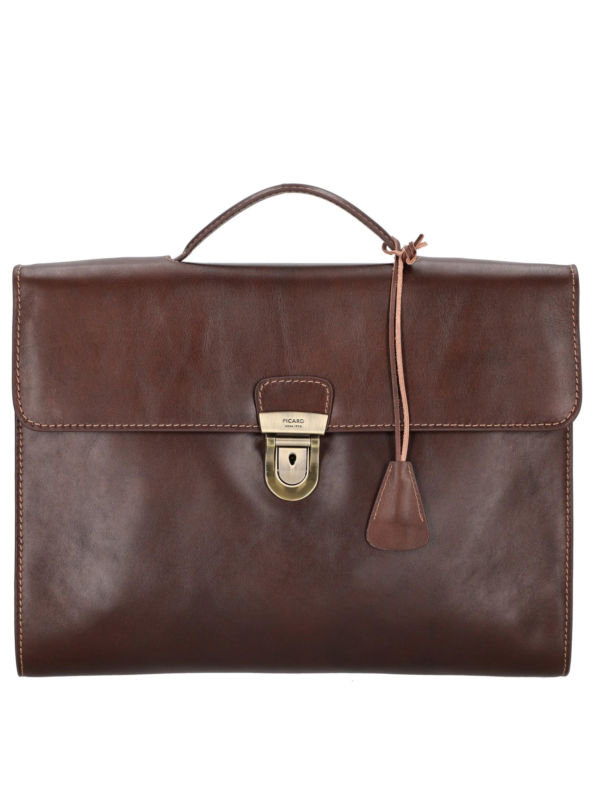 Picard Briefcase 'Toscana' in Brown: front