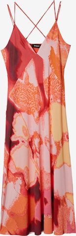 Desigual - Vestido 'Focus ' em laranja: frente