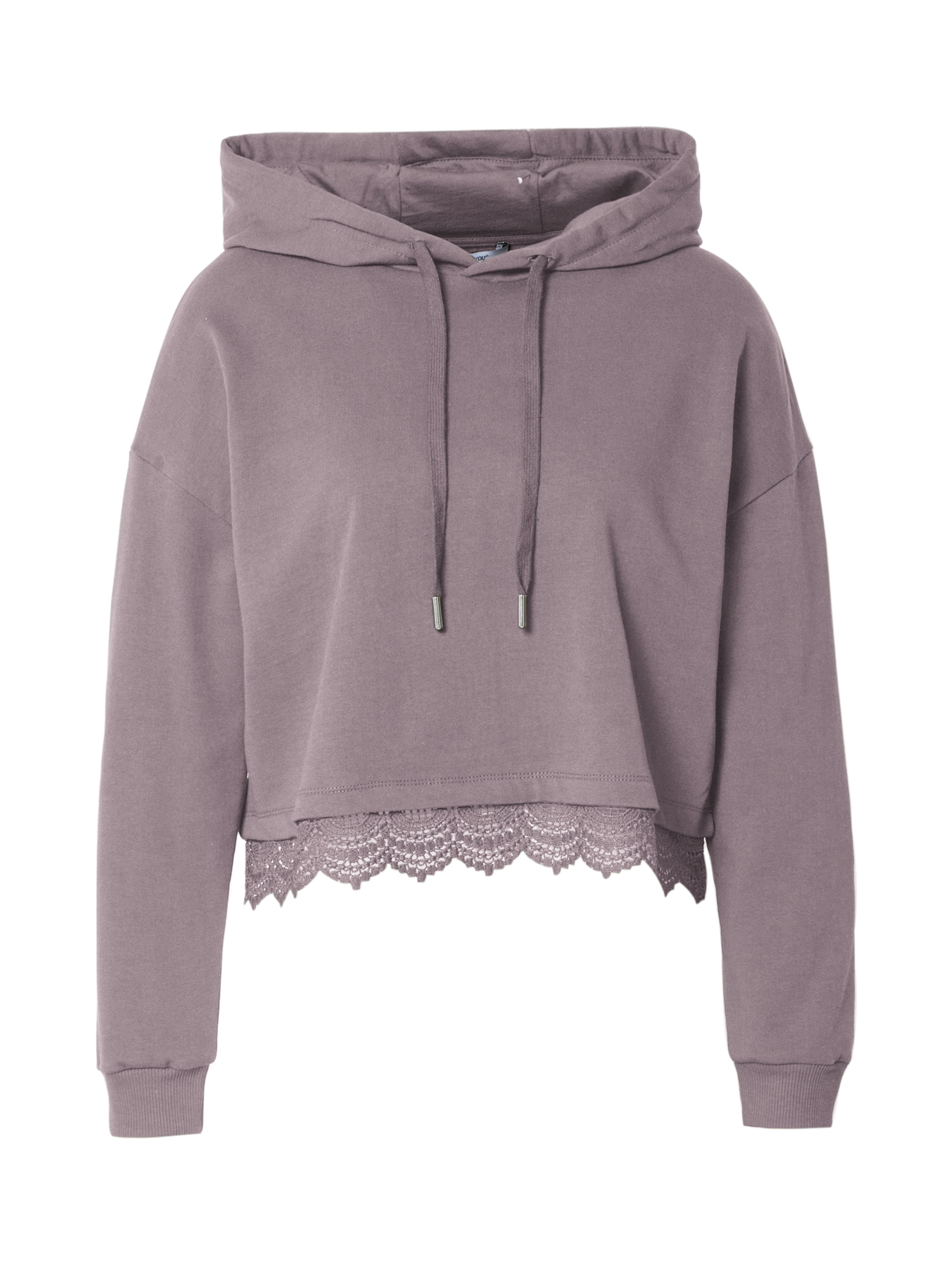 ABOUT YOU Sweatshirt 'Letizia' in Lila: Vorderseite