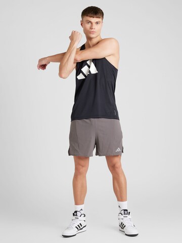 ADIDAS PERFORMANCE Functioneel shirt 'RUN IT' in Zwart