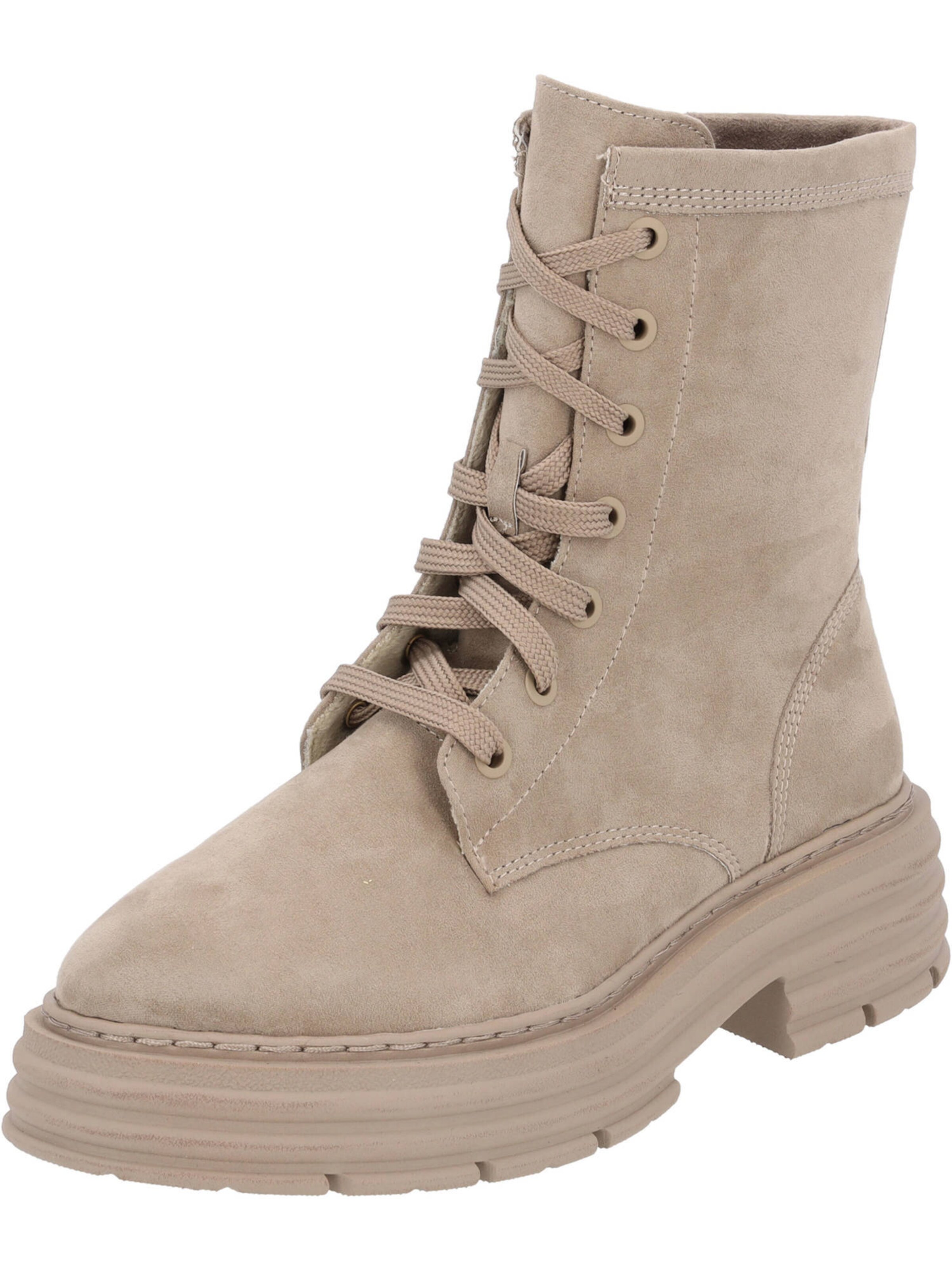 Marco Tozzi - Enkellaarsjes voor dames - Beige - Shoemixx.nl