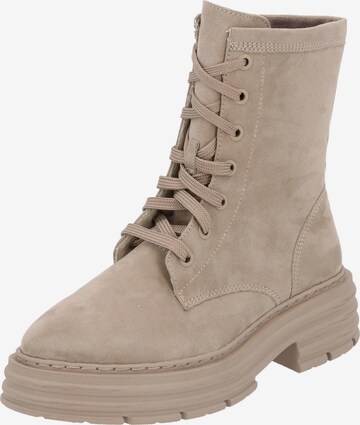 MARCO TOZZI Ankle Boots in Beige: front