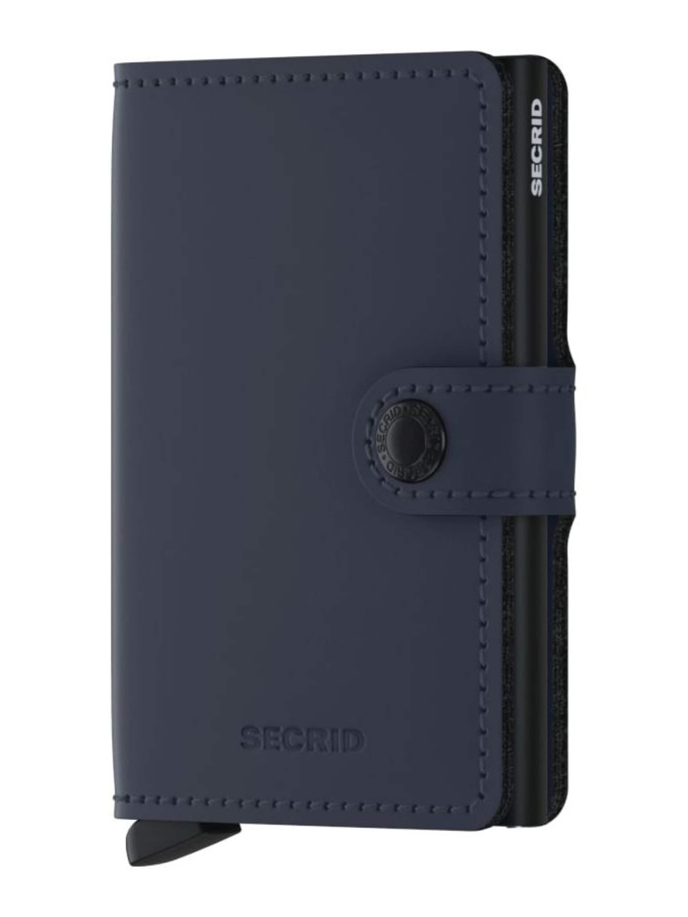Secrid Wallet in Blue: front