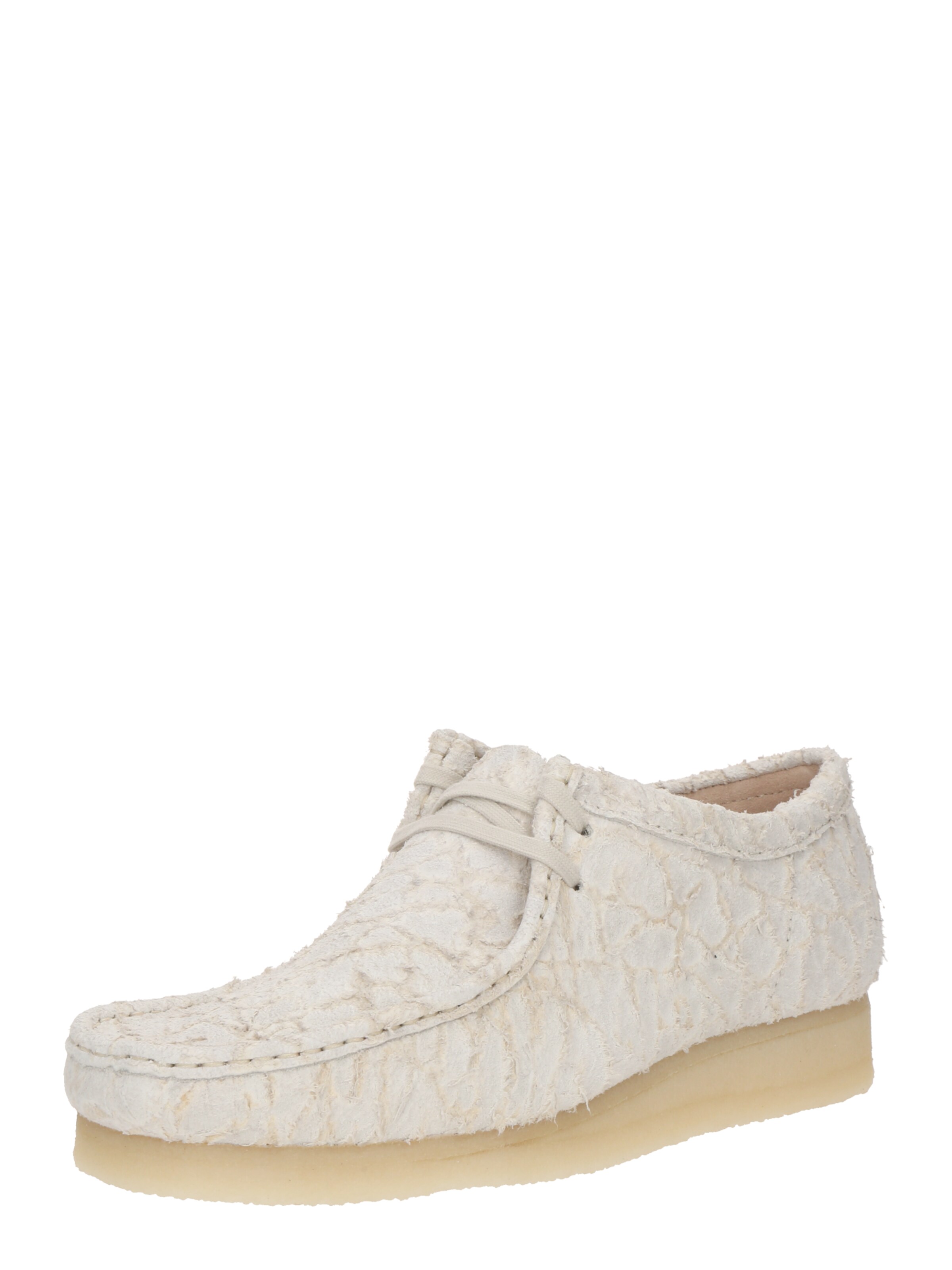 Clarks Originals Mokassin 'Wallabee' in Beige: Vorderseite