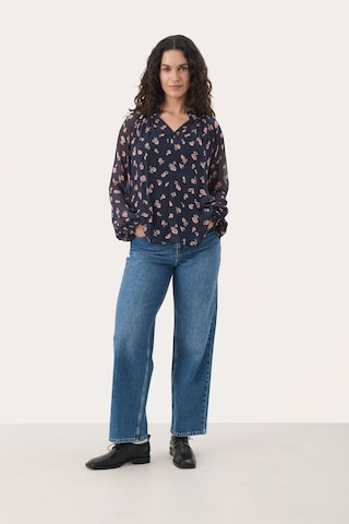 Chemisier 'Kelsia' Part Two en bleu