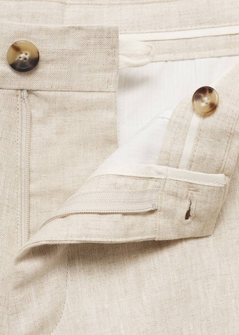 MANGO MAN Slimfit Shorts 'Carp' in Beige
