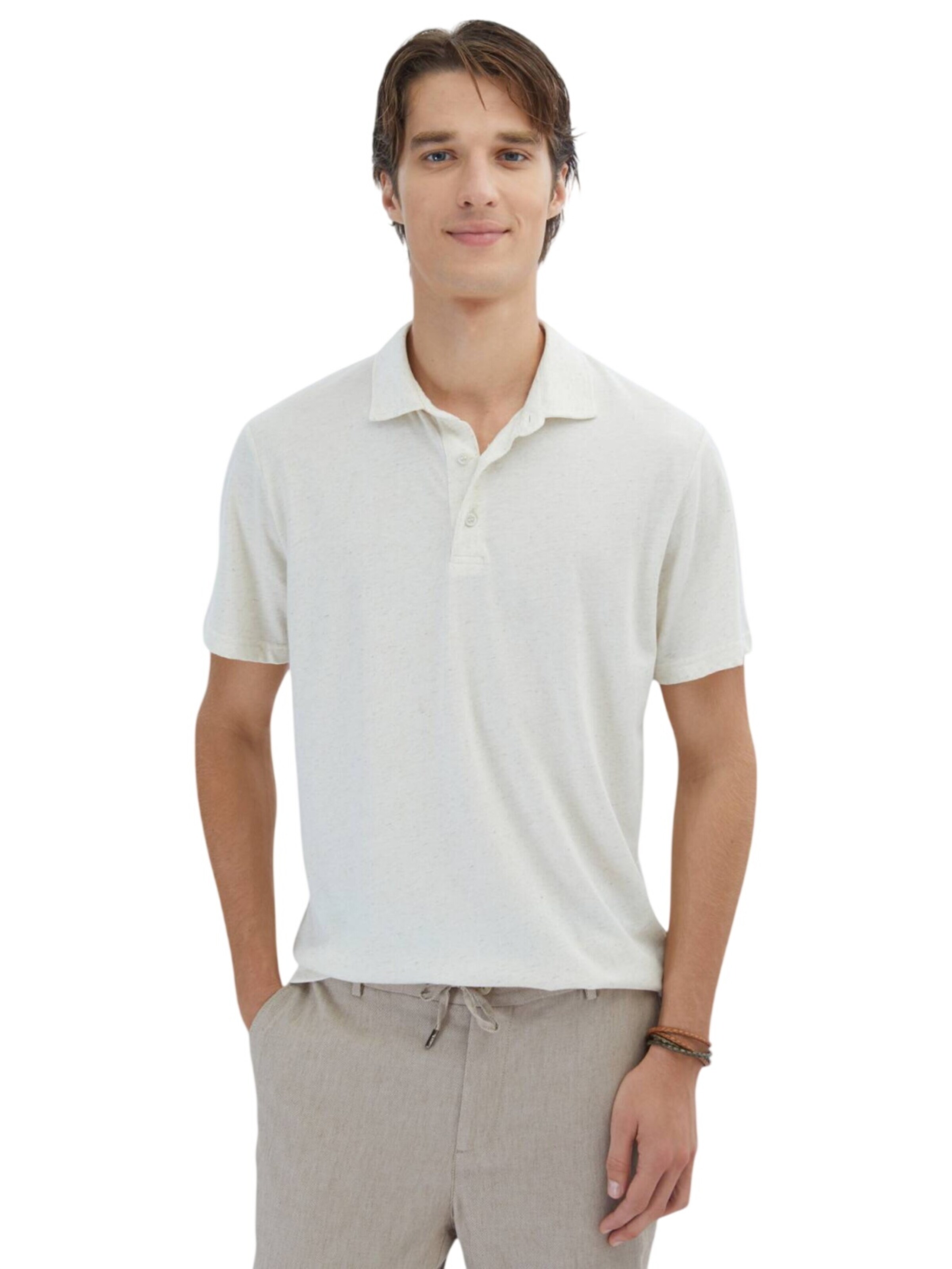 KİP Poloshirt in Beige: Vorderseite