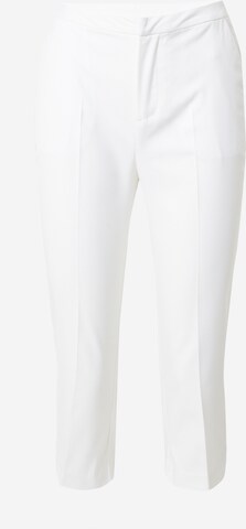 Bella x ABOUT YOU Regular Pantalon 'Carmen' in Wit: voorkant