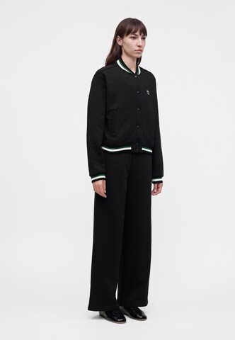 Karl Lagerfeld - Sudadera con cremallera 'IKON' en negro