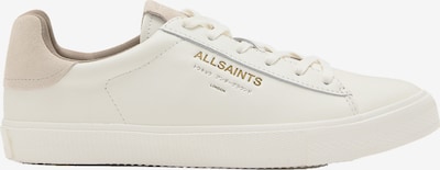 Sportbačiai be auliuko 'UNDERGROUND' iš AllSaints, spalva – Auksas / balta, Prekių apžvalga