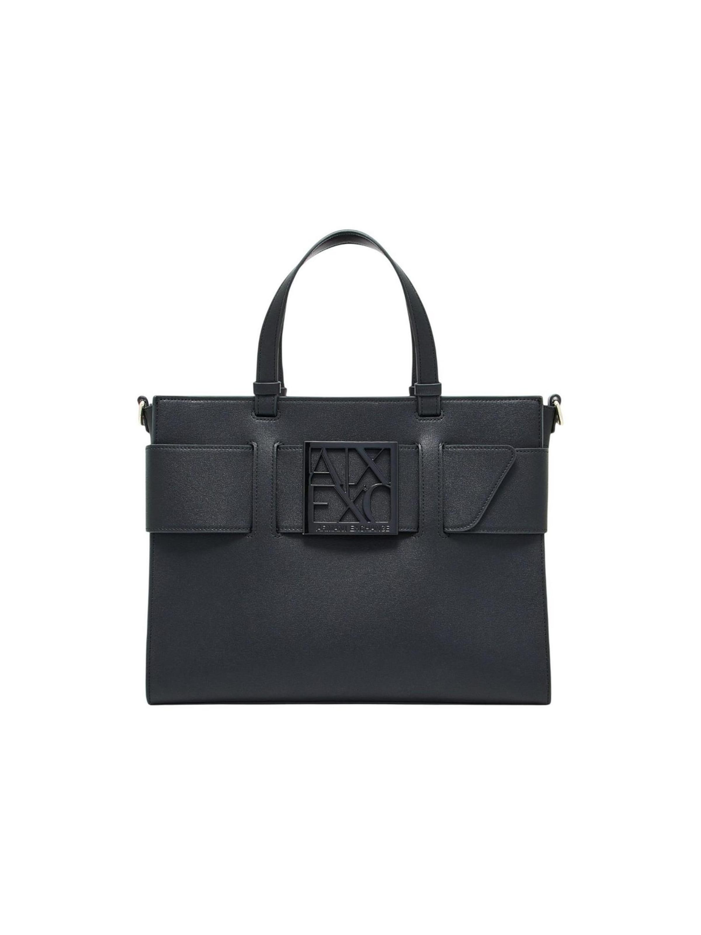 ARMANI EXCHANGE - Bolso de mano '942689 0A874' en negro: frente
