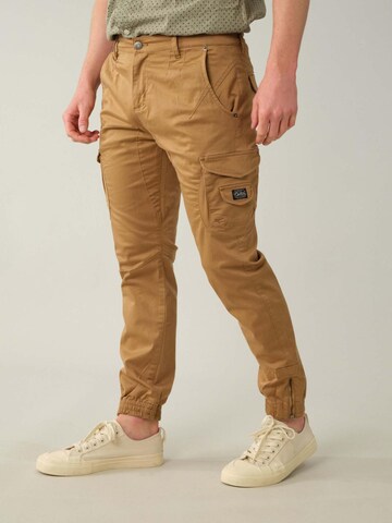 Effilé Pantalon 'Garden' Deeluxe en beige