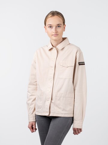 NAPAPIJRI Between-Season Jacket 'Azuay' in Beige: front