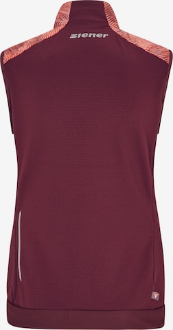 ZIENER Sports Vest 'NANJA' in Red