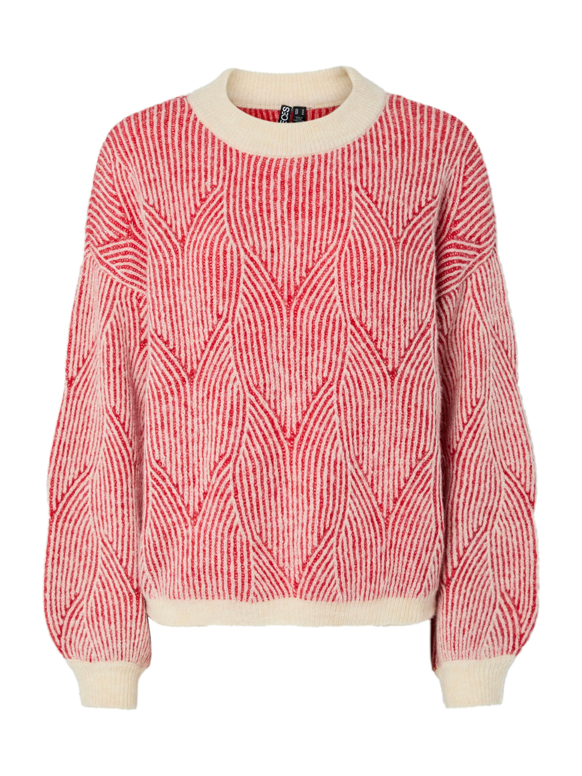 PIECES Свитер 'PCJenna' в Серый: спереди