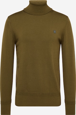 G-Star RAW - Jersey en verde: frente