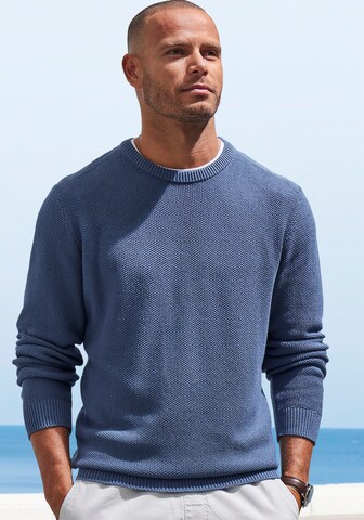 JOHN DEVIN Sweater in Blue: front